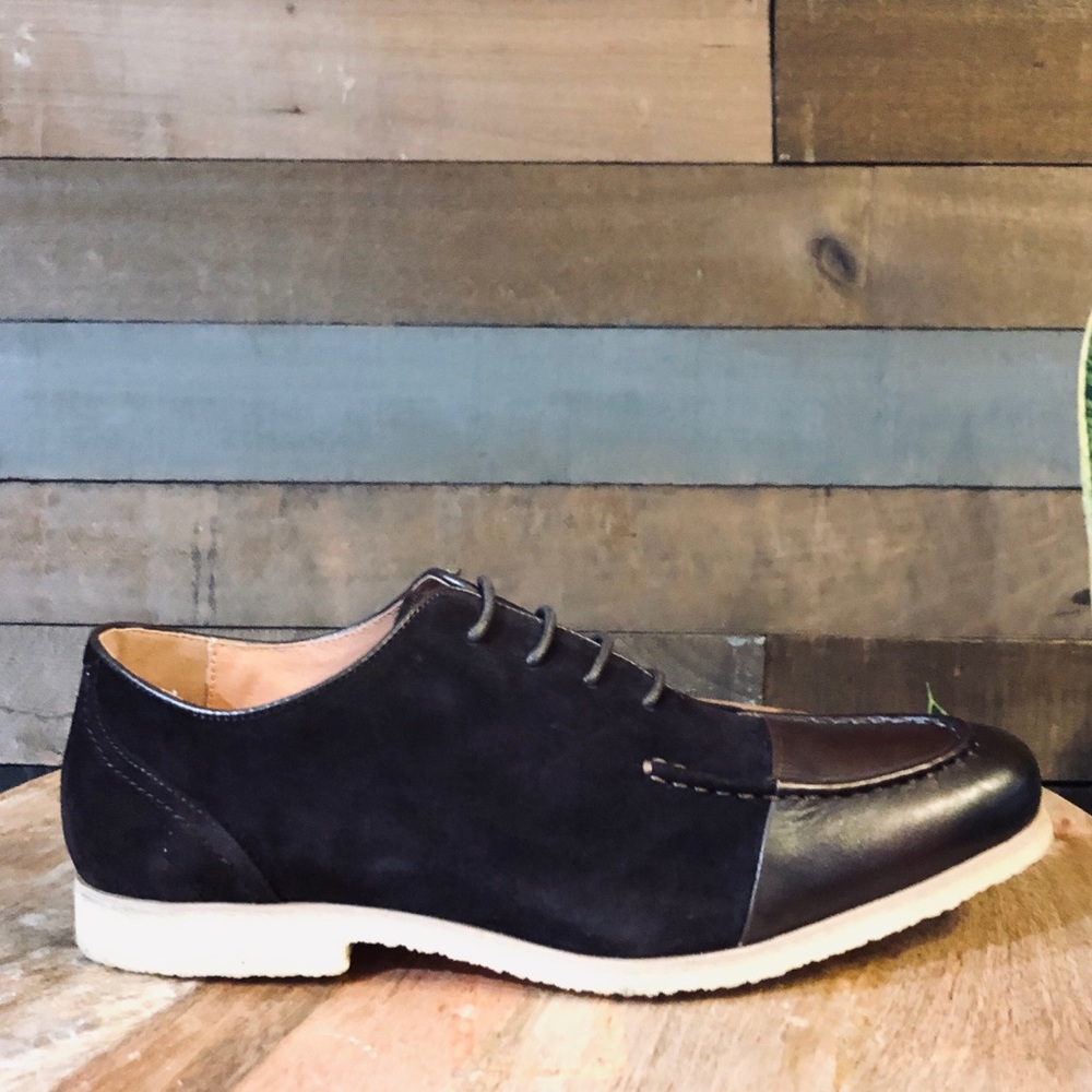 NWB Vintage Foundry Brown Balsalt Suede Oxford